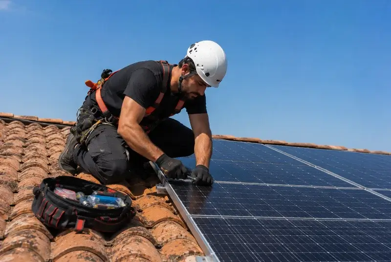 Maintenance et monitoring de panneaux solaires au Pont-de-Claix